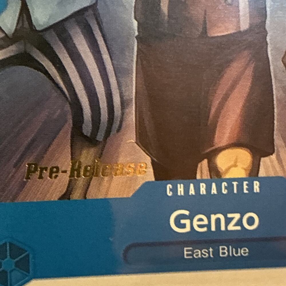 Promo Genzo - Pillars of Strength One Piece Card Game OP03-046 - Pre-Release